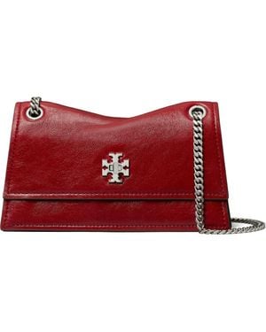 Tory Burch Mini Kira Turnlock Convertible Crossbody Bag - Red