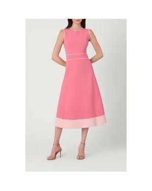 Shoshanna Embellished Knit Tiffany Dress - Pink