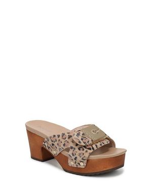 Dr. Scholls Original Max Too Platform Slide Sandal - Brown