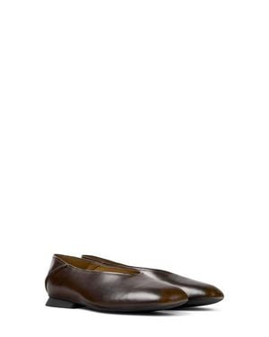 Camper Casi Myra Ballerina Flat - Brown
