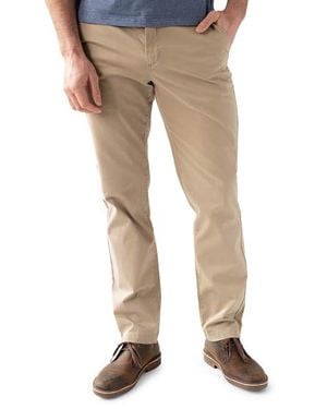 DEVIL-DOG DUNGAREES Performance Stretch Chino Pants - Natural