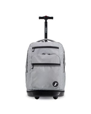 J World Sun Dance Laptop 20 Rolling Backpack - Gray