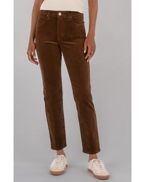 Kut From The Kloth Rachael High Waist Corduroy Mom Jeans - Brown