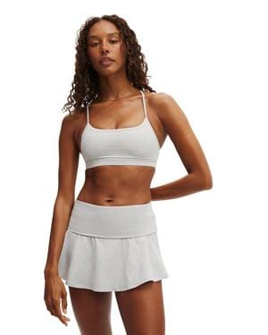 Cotton On Active 365 Keyhole Crop - White