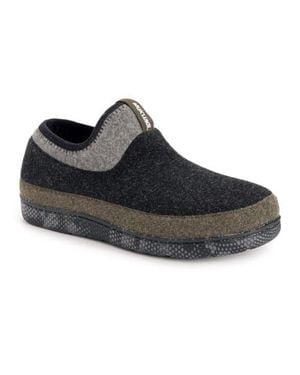 Muk Luks Bennett Full Foot Slip On Slipper - Black