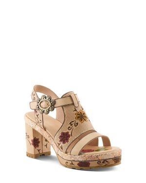 Spring Step Jawdrop Sandal - Natural