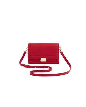 Fable England Kate Foldover Bag - Red