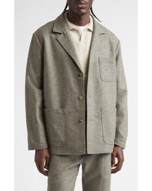 De Bonne Facture Traveler Merino Wool Sport Coat - Gray