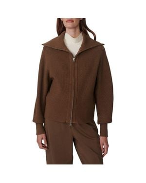 Varley Enrico Knit Zip Jacket - Brown