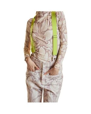 Cynthia Rowley Turtle Neck Lycra Top - Multicolor