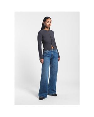 Dr. Denim Rhue Low Wide Jeans - Blue