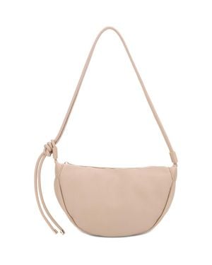 MALI + LILI Aria Recycled Vegan Leather Shoulder Bag - Natural