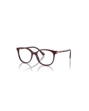 Swarovski 51Mm Square Optical Glasses - Red