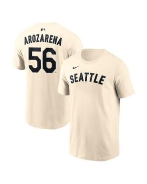 Nike Randy Arozarena Seattle Mariners Name & Number T-Shirt - Natural