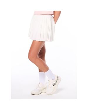 Sergio Tacchini Nuvola Velour Skort - White