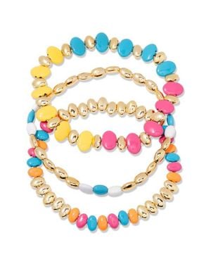 Brook and York Monterey Set Of 3 Beaded Bracelets - Blue