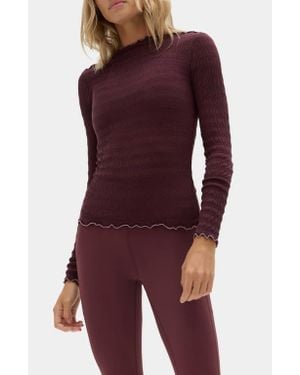 Halfdays Ynes Texture Top - Purple