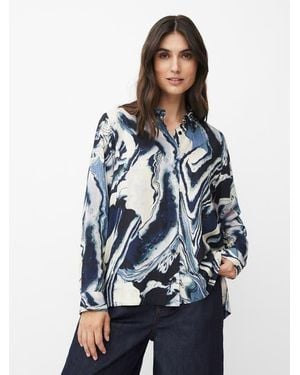 Masai Maimanja Long Sleeve Collared Shirt - Blue
