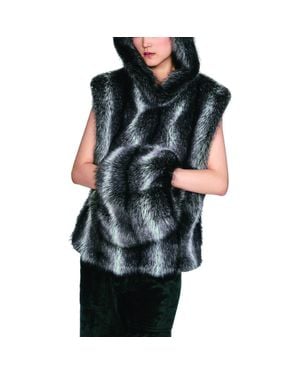 Anna Sui Faux Fox Muff - Black