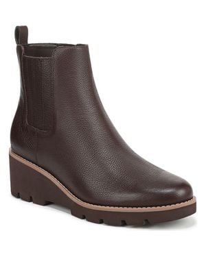 Vionic Aria 2.0 Platform Wedge Bootie - Brown