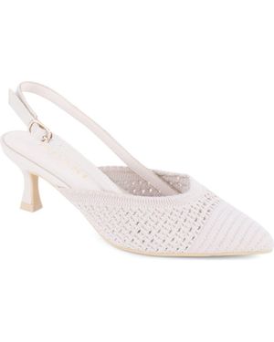 Tahari Palermo Slingback Pump - White
