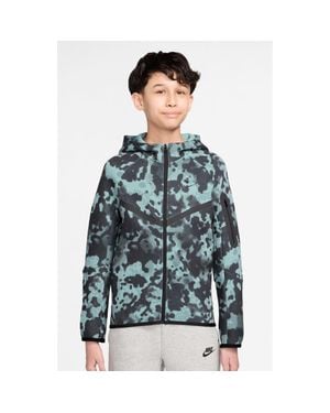 Nike Kids' Sportswear Tech Fleece Zip Hoodie - Blue