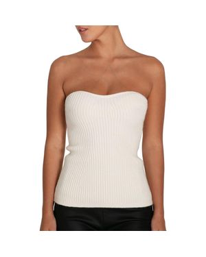 Belle & Bloom Distant Memories Knit Bustier - Brown