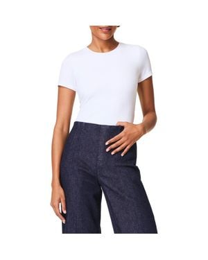 Spanx Spanxsmooth Jersey Crewneck T-Shirt - Blue