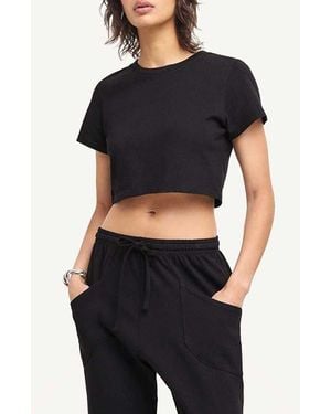 Vitamin A Coast Cotton Crop T-Shirt - Black