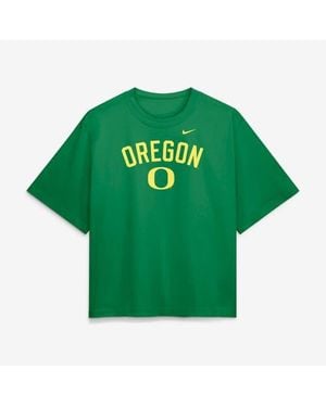 Nike Oregon Ducks Arch Logo Boxy T-Shirt - Green