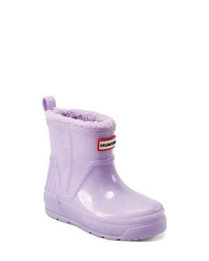 HUNTER Kids' Gracey Insulated Waterproof Rain Boot - Purple