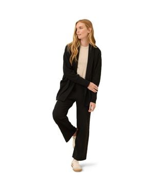 Pact Organic Cotton Airplane Wrap Cardigan - Black