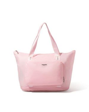 Baggallini Carryall Expandable Packable Weekender Tote Bag - Pink