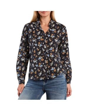 Billy T Cotton Blend Button-Up Shirt - Black
