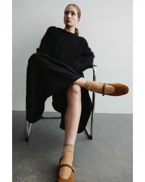 H&M Mary Jane Flats - Brown