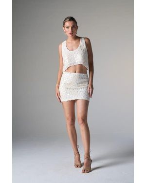 JBQ Adrienne Mini Skirt - Gray