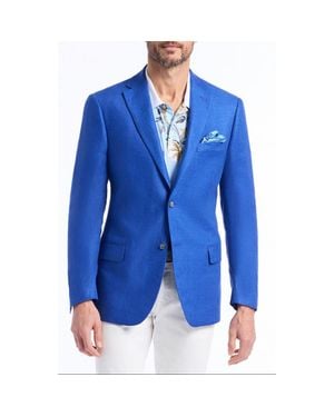 Robert Graham Rempston Linen Sport Coat - Blue