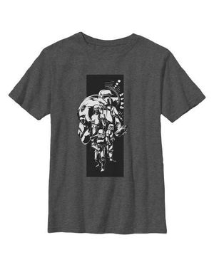 Star Wars: The Mandalorian Boy's Star Wars The Mandalorian And Grogu Classic Imperial Troopers Graphic T-Shirt - Black