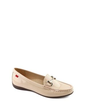 Marc Joseph New York Carter Road Slip On Leather Buckle Loafer - Natural