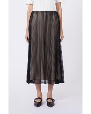 Weekend by Maxmara Baby Pleated Maxi Skirt - Black