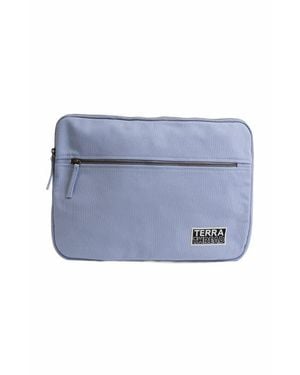 Terra Thread 15.6-Inch Organic Cotton Laptop Sleeve - Blue