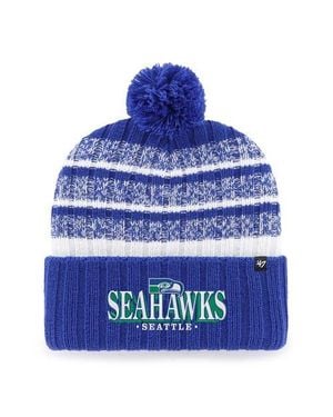 '47 Seattle Seahawks Region Cuffed Knit Hat With Pom - Blue