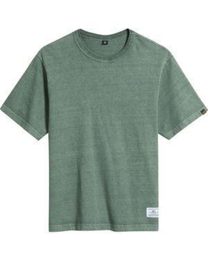Alpha Industries Battlewash Cotton T-Shirt - Green