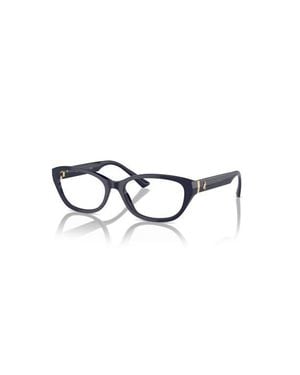Jimmy Choo 53Mm Oval Optical Glasses - Blue