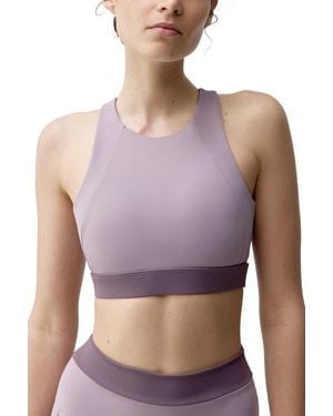 Børn Fiorella High Support Performance Sport Top - Purple
