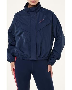 P.E Nation Shield Water Repellent Track Jacket - Blue