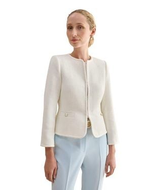 Hobbs Otillia Textured Jacket - White