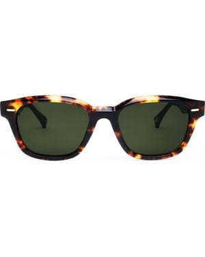 Raen Carby 53Mm Round Sunglasses - Green