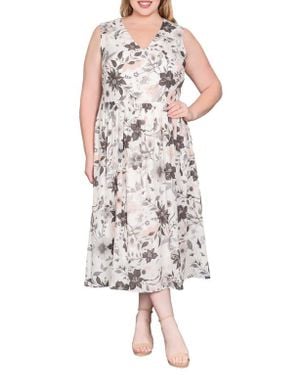 Standards & Practices Floral Sleeveless Maxi Dress - Multicolor