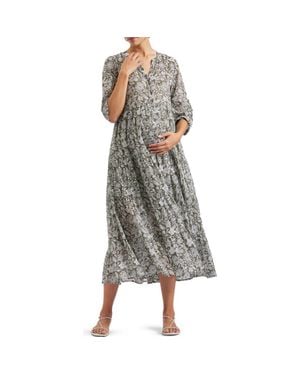 Ripe Maternity Ezra Tiered Dress - Multicolor